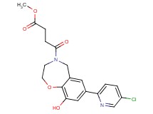 methyl 4-[7-(5-chloropyridin-2-yl)-9-hydroxy-2,3-dihydro-1,4-benzoxazepin-4(5H)-yl]-4-oxobutanoate