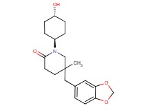 5-(1,3-benzodioxol-5-ylmethyl)-1-(trans-4-hydroxycyclohexyl)-5-methylpiperidin-2-one