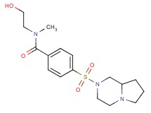 4-(hexahydropyrrolo[1,2-a]pyrazin-2(1H)-ylsulfonyl)-N-(2-hydroxyethyl)-N-methylbenzamide