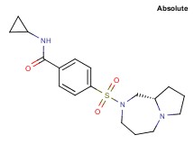 N-cyclopropyl-4-[(9aS)-hexahydro-1H-pyrrolo[1,2-a][1,4]diazepin-2(3H)-ylsulfonyl]benzamide