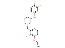 2-({3-[(3,4-difluorophenyl)amino]-1-piperidinyl}methyl)-6-ethoxyphenol