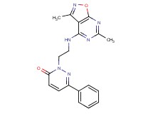 2-{2-[(3,6-dimethylisoxazolo[5,4-d]pyrimidin-4-yl)amino]ethyl}-6-phenylpyridazin-3(2H)-one