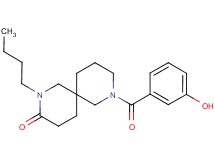 2-butyl-8-(3-hydroxybenzoyl)-2,8-diazaspiro[5.5]undecan-3-one