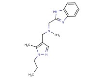 (1H-benzimidazol-2-ylmethyl)methyl[(5-methyl-1-propyl-1H-pyrazol-4-yl)methyl]amine