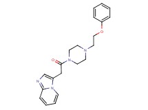 3-{2-oxo-2-[4-(2-phenoxyethyl)-1-piperazinyl]ethyl}imidazo[1,2-a]pyridine