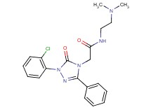 2-[1-(2-chlorophenyl)-5-oxo-3-phenyl-1,5-dihydro-4H-1,2,4-triazol-4-yl]-N-[2-(dimethylamino)ethyl]acetamide