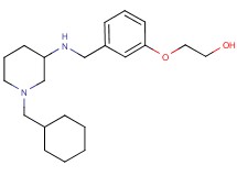 2-[3-({[1-(cyclohexylmethyl)-3-piperidinyl]amino}methyl)phenoxy]ethanol