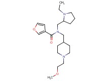 N-[(1-ethyl-2-pyrrolidinyl)methyl]-N-{[1-(2-methoxyethyl)-4-piperidinyl]methyl}-3-furamide