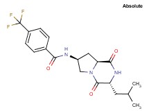 N-[(3R,7S,8aS)-3-isobutyl-1,4-dioxooctahydropyrrolo[1,2-a]pyrazin-7-yl]-4-(trifluoromethyl)benzamide
