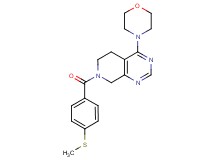 7-[4-(methylthio)benzoyl]-4-morpholin-4-yl-5,6,7,8-tetrahydropyrido[3,4-d]pyrimidine