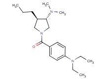 (3S*,4R*)-1-[4-(diethylamino)benzoyl]-N,N-dimethyl-4-propyl-3-pyrrolidinamine