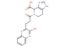 5-[3-(3-hydroxy-2-quinoxalinyl)propanoyl]-4,5,6,7-tetrahydro-1H-imidazo[4,5-c]pyridine-4-carboxylic acid