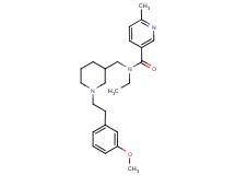 N-ethyl-N-({1-[2-(3-methoxyphenyl)ethyl]-3-piperidinyl}methyl)-6-methylnicotinamide