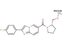 2-(4-fluorophenyl)-6-{[(2S)-2-(methoxymethyl)pyrrolidin-1-yl]carbonyl}imidazo[1,2-a]pyridine