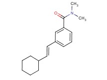 3-[(E)-2-cyclohexylvinyl]-N,N-dimethylbenzamide