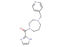 1-(1H-imidazol-2-ylcarbonyl)-4-(pyridin-4-ylmethyl)-1,4-diazepane