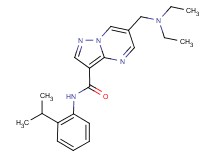 6-[(diethylamino)methyl]-N-(2-isopropylphenyl)pyrazolo[1,5-a]pyrimidine-3-carboxamide