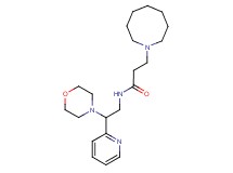 3-azocan-1-yl-N-(2-morpholin-4-yl-2-pyridin-2-ylethyl)propanamide