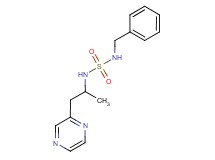 N-benzyl-N'-(1-methyl-2-pyrazin-2-ylethyl)sulfamide