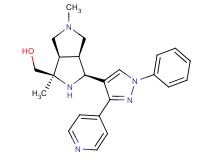 [(1R*,3S*,3aS*,6aR*)-1,5-dimethyl-3-(1-phenyl-3-pyridin-4-yl-1H-pyrazol-4-yl)octahydropyrrolo[3,4-c]pyrrol-1-yl]methanol