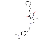 8-{(2E)-3-[4-(dimethylamino)phenyl]-2-propen-1-yl}-1-methyl-3-(2-phenylethyl)-1,3,8-triazaspiro[4.5]decane-2,4-dione