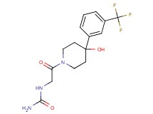 N-(2-{4-hydroxy-4-[3-(trifluoromethyl)phenyl]-1-piperidinyl}-2-oxoethyl)urea