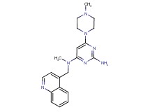 N~4~-methyl-6-(4-methylpiperazin-1-yl)-N~4~-(quinolin-4-ylmethyl)pyrimidine-2,4-diamine