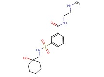 3-({[(1-hydroxycyclohexyl)methyl]amino}sulfonyl)-N-[2-(methylamino)ethyl]benzamide