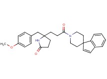 5-(4-methoxybenzyl)-5-[3-oxo-3-(1'H-spiro[indene-1,4'-piperidin]-1'-yl)propyl]-2-pyrrolidinone