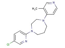 1-(5-chloro-2-pyridinyl)-4-(3-methyl-4-pyridinyl)-1,4-diazepane