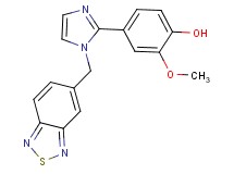 4-[1-(2,1,3-benzothiadiazol-5-ylmethyl)-1H-imidazol-2-yl]-2-methoxyphenol