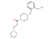 (2-{[4-(3-isoxazolidin-2-ylpropanoyl)piperazin-1-yl]methyl}phenyl)methanol