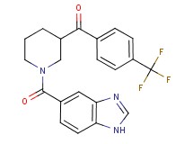 [1-(1H-benzimidazol-5-ylcarbonyl)-3-piperidinyl][4-(trifluoromethyl)phenyl]methanone