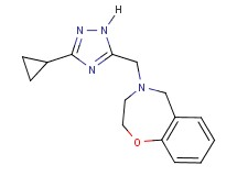 4-[(3-cyclopropyl-1H-1,2,4-triazol-5-yl)methyl]-2,3,4,5-tetrahydro-1,4-benzoxazepine