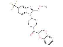 1-[1-(2,3-dihydro-1,4-benzodioxin-2-ylcarbonyl)-4-piperidinyl]-2-(methoxymethyl)-5-(trifluoromethyl)-1H-benzimidazole