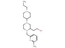 2-[1-[(6-methyl-2-pyridinyl)methyl]-4-(1-propyl-4-piperidinyl)-2-piperazinyl]ethanol