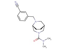 (1R*,5R*)-6-(3-cyanobenzyl)-N,N-dimethyl-3,6-diazabicyclo[3.2.2]nonane-3-carboxamide