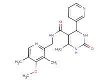N-[(4-methoxy-3,5-dimethylpyridin-2-yl)methyl]-6-methyl-2-oxo-4-pyridin-3-yl-1,2,3,4-tetrahydropyrimidine-5-carboxamide
