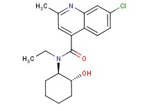 7-chloro-N-ethyl-N-[(1R*,2R*)-2-hydroxycyclohexyl]-2-methylquinoline-4-carboxamide
