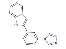 2-[3-(4H-1,2,4-triazol-4-yl)phenyl]-1H-indole