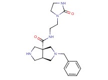 rel-(3aR,6aR)-2-benzyl-N-[2-(2-oxo-1-imidazolidinyl)ethyl]hexahydropyrrolo[3,4-c]pyrrole-3a(1H)-carboxamide dihydrochloride