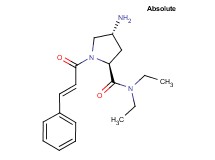 (2S,4R)-4-amino-N,N-diethyl-1-[(2E)-3-phenylprop-2-enoyl]pyrrolidine-2-carboxamide