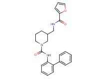 N-2-biphenylyl-3-[(2-furoylamino)methyl]-1-piperidinecarboxamide