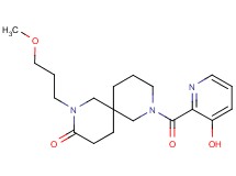 8-[(3-hydroxy-2-pyridinyl)carbonyl]-2-(3-methoxypropyl)-2,8-diazaspiro[5.5]undecan-3-one