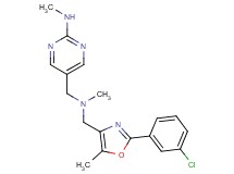 5-{[{[2-(3-chlorophenyl)-5-methyl-1,3-oxazol-4-yl]methyl}(methyl)amino]methyl}-N-methylpyrimidin-2-amine