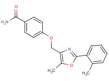 4-{[5-methyl-2-(2-methylphenyl)-1,3-oxazol-4-yl]methoxy}benzamide