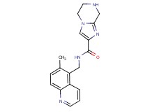 N-[(6-methyl-5-quinolinyl)methyl]-5,6,7,8-tetrahydroimidazo[1,2-a]pyrazine-2-carboxamide
