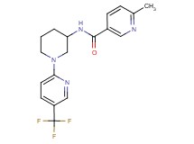6-methyl-N-{1-[5-(trifluoromethyl)-2-pyridinyl]-3-piperidinyl}nicotinamide