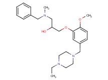 1-[benzyl(methyl)amino]-3-{5-[(4-ethyl-1-piperazinyl)methyl]-2-methoxyphenoxy}-2-propanol