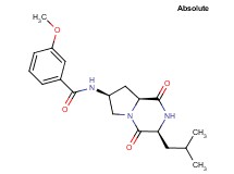 N-[(3S,7S,8aS)-3-isobutyl-1,4-dioxooctahydropyrrolo[1,2-a]pyrazin-7-yl]-3-methoxybenzamide